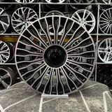 Kormetal 16 İnç 5X112 Vito Viano Uyumlu Siyah Elmas Kesim Jant Modeli ( (4 Adet).)