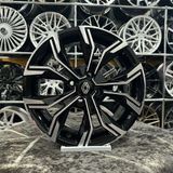 Kormetal 17 İnç 4X100 Clio Uyumlu Siyah Elmas Kesim Jant Modeli Renault