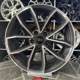 Kormetal 17" (İnç) 5X112 Golf Leon Jetta Uyumlu Gun Metal Elmas Kesim Jant Modeli Volkswagen Seat Skoda Audi