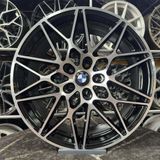 Kormetal 19 İnç 5X120 M3 M4 Sompetition Uyumlu Siyah Elmas Kesim Jant (4 Adet)