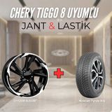 Kormetal Chery Tiggo8 Uyumlu NOKIAN235/55R18 Kış Lastiği 4 Adet YILI:2024+DY1208 Bd 18"jant 4 Adet