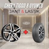 Kormetal Chery Tiggo8 Uyumlu NOKIAN235/55R18 Kış Lastiği 4 Adet YILI:2024+DY898 Bd 18"jant 4 Adet