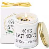 KORMMCO Kız ve Oğlundan Anneye Hediye, Annenin Son Siniri, Oh Look It's on Fire Candle, Anne Hediyesi, Anneler Günü Doğum Günü Noel Şükran Günü Hediyesi Anne için