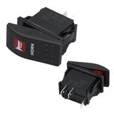 Korna Sembollü Işıksız Yaylı 2 Pinli On-Off 12-24V Marin Switch