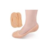 Kornea Store Yumuşak Silikon Rahatlatıcı Patik Çorap Patik (Çift) Topuk Çatlak Giderici Ayak Bakım Aleti - 37 - 39 - 01-Siyah