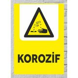 Korofiz - Uyarı Tabela Levhası 24X34 cm Polikarbon - 24 x 34 cm - 1 Adet