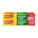 Koroplast 3+1 Dev Ekonomi Buzdolabı Poşeti Orta Boy Koroplast 3+1 Dev Ekonomi Buzdolabı Poşeti Orta Boy 120'li