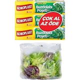Koroplast 3'lü Çok Al Az Öde Ekonomik Paket Orta Boy 60'lı Buzdolabı Poşeti, Sızdırmaz & BPA İçermez Gıda Saklama Torbası, Et, Tavuk, Balık, Sebze, Meyve, Çorba, Sos, Peynir, Kuruyemiş, Sandviç