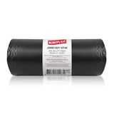 Koroplast Ağır Sanayi Çöp Torbası Jumbo Boy Siyah 10'lu 80x110 cm, Dayanıklı & Sızdırmaz, Çift Katlı, Geri Dönüştürülebilir Çöp Poşeti, Fabrika, Şantiye, Sanayi, Restoran, Otel, Hastane, Atölye