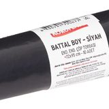 Koroplast Battal Boy Ekonomik Endüstriyel Siyah Çöp Torbası10'lu 72x95 cm, Sızdırmaz & Yırtılmaz, Çift Katlı, Geri Dönüştürülebilir Çöp Poşeti, Fabrika, Market, Restoran, Bahçe, Otel, Ofis, Depo