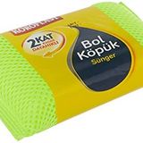 Koroplast Bol Köpüklü Bulaşık Süngeri, Çizik & İz Bırakmaz, Yağ ve Leke Giderici Pratik Temizlik Süngeri, Tava, Tencere, Tabak, Bardak, Çatal, Bıçak, Ocak, Tezgah, Cam & Seramik Yüzeyler