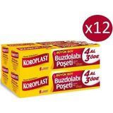 Koroplast Büyük Buzdolabı Poşeti 4 Al 3 Öde 80'li x 12 Paket - Şeffaf
