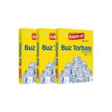 KOROPLAST Buz Torbası 196 Küp Buz 3 Paket