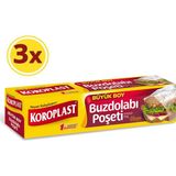 Koroplast Buzdolabı Poşeti Büyük Boy 20 Li 30X45 cm x 3 Adet