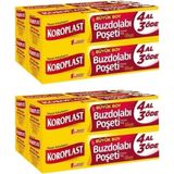 Koroplast Buzdolabı Poşeti Büyük Boy 4 Al 3 Öde 80 Li x 2 'li