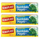 Koroplast Buzdolabı Poşeti Küçük Boy 20 x 30 cm 40'lı Paket - 3 Al 2 Öde