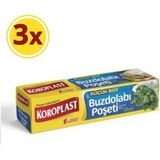Koroplast Buzdolabı Poşeti Küçük Boy 40 Lı 20X30 cm x 3 Adet