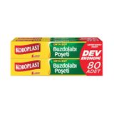 Koroplast Buzdolabı Poşeti Orta Boy 3in1 80'li
