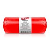 Koroplast Büzgülü Tıbbi Atık Poşeti Jumbo Boy 80x110 cm 10x10'lu Sızdırmaz Yırtılmaz Profesyonel Çöp Poşeti, Geri Dönüştürülebilir Kolay Bağlanır Tıbbi Atık Torbası, Hastane, Klinik Büzgülü Çöp Poşeti