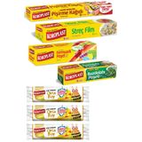 Koroplast Çılgın Paket Buzdolabı Poşeti+pişirme Kağıdı+streç Film+fermuarlı Poşet+çöp Poşeti X3
