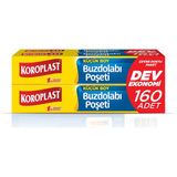 Koroplast Dev Ekonomi Buzdolabı Poşeti (3+1) Küçük 160'LI 4 Adet