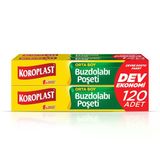 Koroplast Dev Ekonomi Buzdolabı Poşeti (3+1) Orta 120'Li 2 Adet
