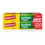 Koroplast Dev Ekonomi Buzdolabı Poşeti (3+1) Orta 120'LI 4 Adet