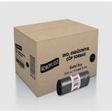Koroplast Eko.endüstriyel Battal Boy Çöp Poşeti Siyah 72X95CM 10ADET Kolide 20PK - 72 x 95 cm