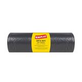 Koroplast Ekonomik Endüstriyel Orta Siyah Çöp Torbası 20'li 55x60 cm, Yırtılmaz & Sızdırmaz, Çift Katlı, Geri Dönüştürülebilir, Restoran,Mutfak, Fabrika, Atölye, Ofis, Otel, Hastane, Depo, Bahçe