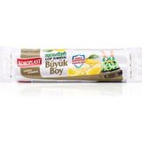 Koroplast | Ekstra Güçlü Büzgülü Çöp Torbası, Büyük Boy 65X70 Cm, Limon Kokulu, 10'lu Paket - 65 x 70 cm