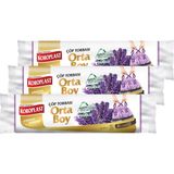 Koroplast Ekstra Güçlü Orta Boy Lavanta Kokulu Büzgülü Çöp Torbası 55X60CM - 15'li x 3 Adet Avantajlı
