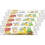 Koroplast Ekstra Güçlü Orta Boy Limon Kokulu Büzgülü Çöp Torbası 55X60CM - 15'li x 5 Adet Avantajlı