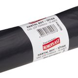 Koroplast Endüstriyel Hantal Boy Siyah Çöp Poşeti 10'lu 100x150 cm, Yırtılmaz & Sızdırmaz, Çift Katlı, Geri Dönüştürülebilir Çöp Torbası, Fabrika, Depo, İnşaat, Otel, Restoran, Hastane, Atölye