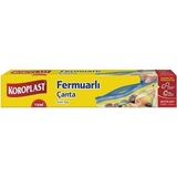 Koroplast Fermuarlı Çanta Büyük Boy 27 Cm* 28 Cm