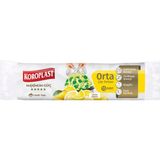 Koroplast Güçlü Büzgülü Limon Kokulu Orta Çöp Torbası 15'li 55 x 60 cm Sızdırmaz Yapı
