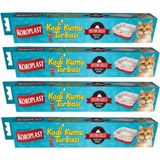 Koroplast Kedi Kumu Torbası 7'li x 4 Ekstra Güçlü Kedi Tuvalet Kabı İçin Pratik Çözüm