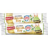 Koroplast Koku Hapsetmeli Büyük Boy Yasemin Kokulu Büzgülü Çöp Torbası 65X70CM - 10'lu x 2 Adet Avantajlı