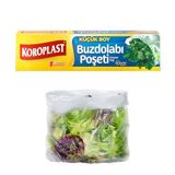 Koroplast Küçük Boy Buzdolabı Poşeti 40'lı Set, BPA İçermez, Sızdırmaz Mutfak Buzdolabı Poşeti Küçük Boy 20x30cm, Meyve Sebze Yemek Gıda Saklama Torbası, Tekrar Kullanılabilir Mutfak Buzdolabı Torbası