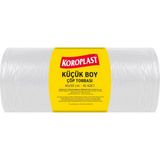 Koroplast Küçük Boy Çöp Poşeti 40x50 cm 40 Adet, Sızdırmaz ve Yırtılmaz, Ekonomik Çöp Torbası, Geri Dönüştürülebilir Atık Torbası, Doğa Dostu, Sürdürülebilir Dayanıklı Çöp Poşeti
