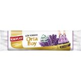 Koroplast Lavanta Kokulu Orta Boy Büzgülü Çöp Poşeti 15'li 55x60cm, Kolay Bağlanır Büzgülü Büyük Çöp Torbası, Sızdırmaz Yırtılmaz Dayanıklı Çöp Poşeti