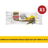 Koroplast Mandarin Kok. Küçük Boy Çöp Torbası 30'lu x 3 Adet