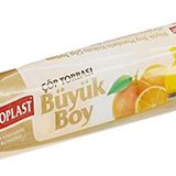 Koroplast Mandarin Kokulu Büyük Boy Çöp Poşeti 10'lu 65x80 cm, Sızdırmaz ve Yırtılmaz, Kötü Koku Karşıtı Kokulu Büyük Boy Çöp Torbası, Geri Dönüştürülebilir Atık Torbası, Güçlü ve Dayanıklı Çöp Poşeti
