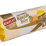 Koroplast Mandarin Kokulu Küçük Boy Çöp Poşeti 30'lu 40x50 cm, Sızdırmaz ve Yırtılmaz, Kötü Koku Karşıtı Kokulu Küçük Boy Çöp Torbası, Geri Dönüştürülebilir Atık Torbası, Güçlü ve Dayanıklı Çöp Poşeti