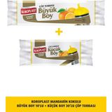 Koroplast Mandarin Kokulu Küçük Çöp T. 30LU+BÜYÜK Çöp 10LU