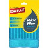 Koroplast Mikrofiber Banyo Bezi 2'li Set, Çift Taraflı Hızlı Kuruyan Mikrofiber Temizlik Bezi Seti 30x30 cm, Tüy Çizik Bırakmayan Banyo Temizlik Bezi