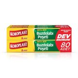 Koroplast Orta Boy Buzdolabı Poşeti 80’li Ekonomik Paket