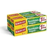 Koroplast Orta Boy Buzdolabı Poşeti 80'li Şeffaf Özellikli Kullanım İçin Pratik Seçim