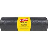 Koroplast Orta Boy Çöp Torbası 20 Adet 55X60 Cm, Sızdırmaz & Yırtılmaz, Çift Katlı, Geri Dönüştürülebilir Çöp Poşeti, Fabrika, Market, Restoran, Bahçe, Otel, Ofis - 55 x 60 cm