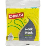 Koroplast Renk Renk Mikrofiber Mutfak Bez 5'li Set, Hızlı Kuruyan Mikrofiber Temizlik Bezi Seti 34X35 Cm, Yüksek Emiş Gücü, Mutfak, Ofis, Ev Için Tüy ve Çizik Bırakmayan Toz Temizlik Bezi