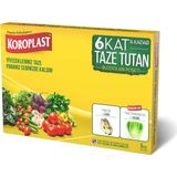 Koroplast Taze Tutan Buzdolabı Poşeti 5 Adet Yerli Üretim ile Meyve ve Sebzeleri Uzun Süre Korur